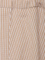 Укороченные брюки из хлопка с узором полоска Persona by Marina Rinaldi  –  Деталь1