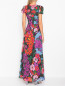 Платье с ярким цветочным узором TWINSET  –  МодельВерхНиз1