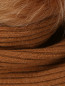 Шарф из шерсти мелкой вязки с вставкой из меха енота Max Mara  –  Деталь1