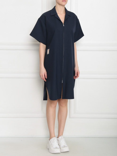Платье из шерсти на молнии Jil Sander - МодельВерхНиз