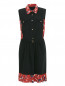 Платье из хлопка с контрастными вставками Love Moschino  –  Общий вид