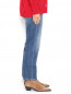 Укороченные джинсы с потертостями Marina Rinaldi  –  МодельВерхНиз2