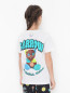 Хлопковая футболка с принтом Barrow Kids  –  МодельВерхНиз1