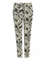 Прямые брюки с цветочным узором Max&Co  –  Общий вид