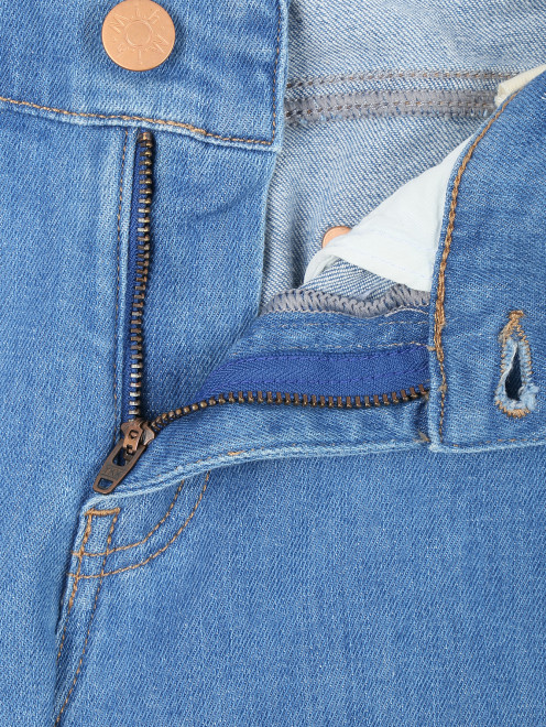 Укороченные узкие джинсы из плотного денима - Деталь1