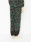 Широкие брюки с цветочным узором Stella McCartney kids  –  МодельВерхНиз1