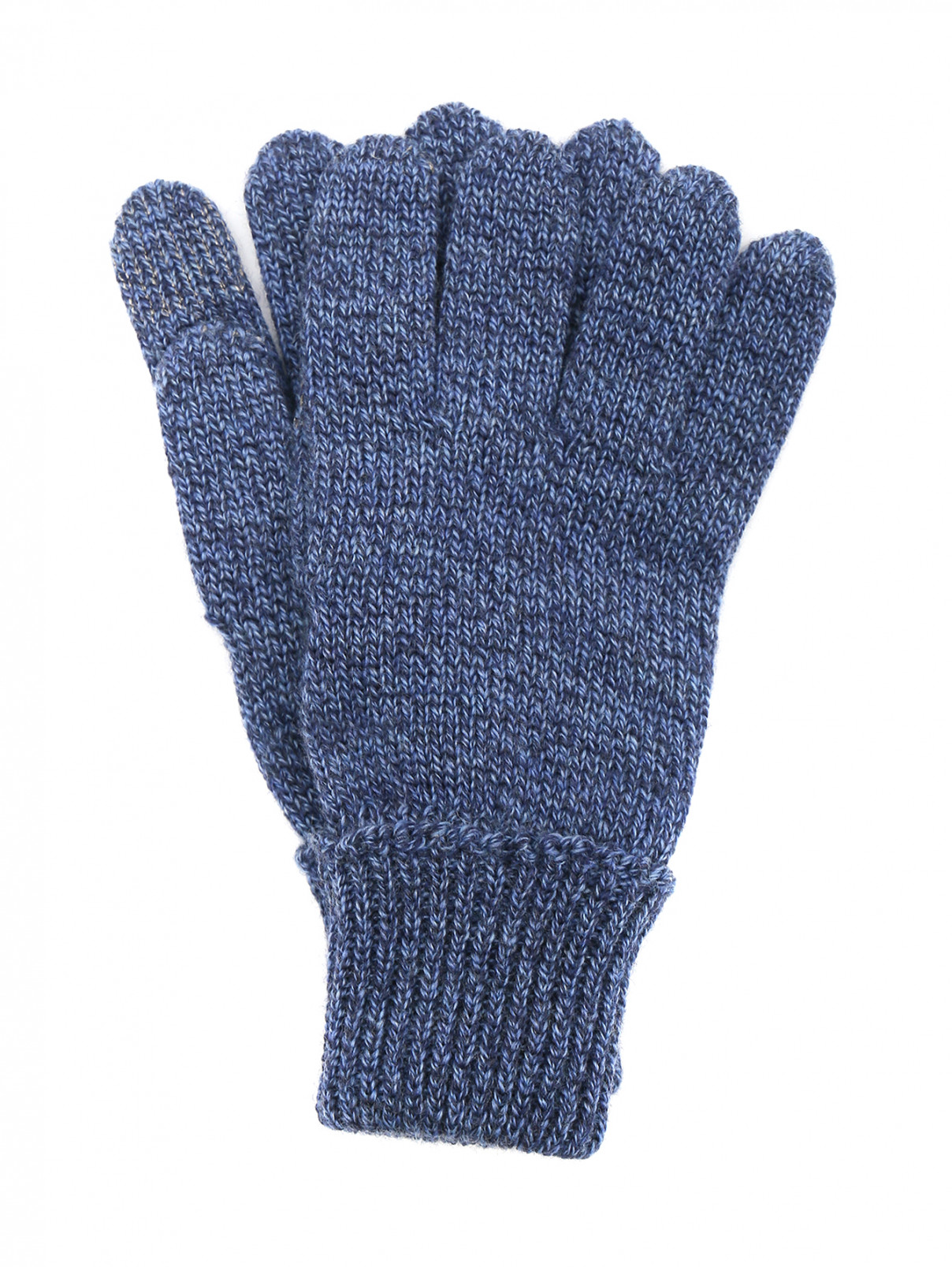 Перчатки из шерсти IL Trenino  –  Общий вид  – Цвет:  Синий