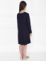 Платье трикотажное с декоративным поясом Aletta Couture  –  МодельВерхНиз1