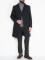 Двубортное пальто из шерсти с карманами Etro  –  МодельОбщийВид