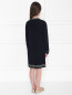 Платье из шерсти с декоративной отделкой Aletta Couture  –  МодельВерхНиз1
