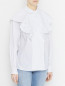 Блуза из хлопка с узором полоска и воланами Iro  –  МодельВерхНиз