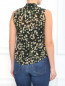 Блуза с цветочным узором Moschino Cheap&Chic  –  Модель Верх-Низ1