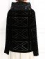 Блуза из бархата с объемным воротом Jean Paul Gaultier  –  Модель Верх-Низ1