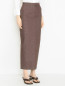 Юбка-макси из плотного хлопка Max Mara  –  МодельВерхНиз