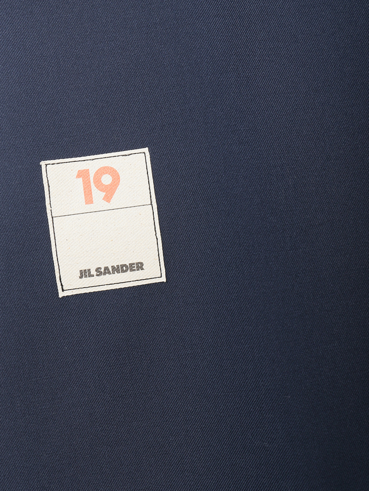 Платье из шерсти на молнии Jil Sander  –  Деталь1  – Цвет:  Синий