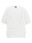 Вязаная футболка из хлопка DKNY  –  Общий вид