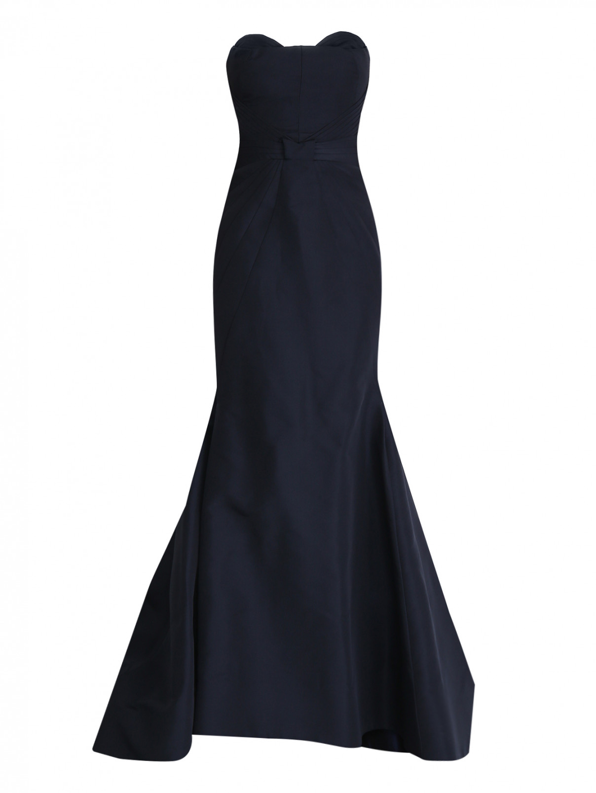 Платье с корсетом и юбкой "русалка" Zac Posen  –  Общий вид  – Цвет:  Черный