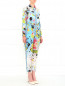 Комбинезон из шелка с цветочным узором Jean Paul Gaultier  –  Модель Общий вид