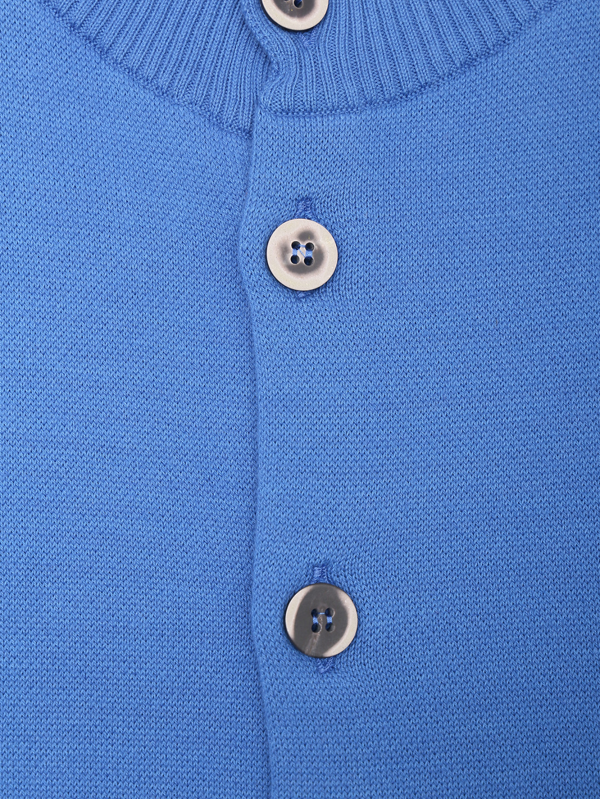 Кардиган на пуговицах с карманами Piacenza Cashmere  –  Деталь  – Цвет:  Синий