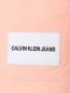 Парка с капюшоном, на молнии и кнопках Calvin Klein  –  Деталь