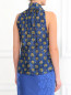 Шелковая блуза с узором Alberta Ferretti  –  Модель Верх-Низ1