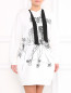 Трикотажное платье с капюшоном Moschino Couture  –  Модель Верх-Низ