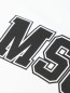 Толстовка хлопковая с декором на рукавах MSGM  –  Деталь