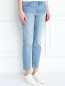 Укороченные джинсы из светлого денима Isabel Marant  –  МодельВерхНиз