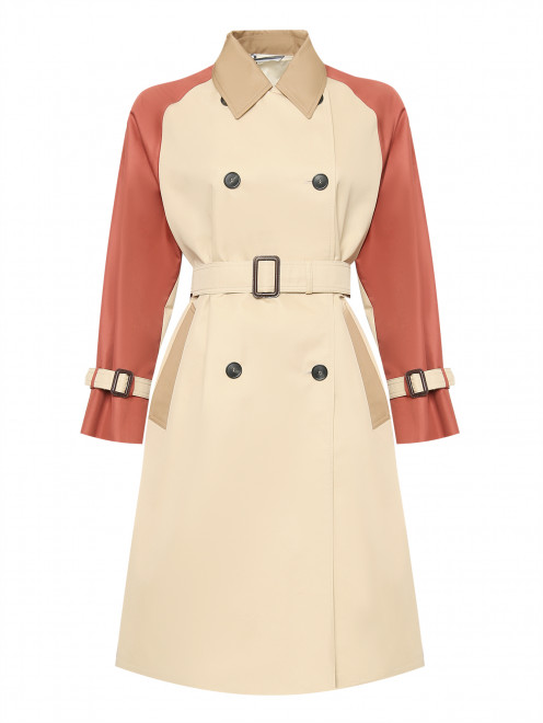 Плащ с контрастной отделкой  Weekend Max Mara - Общий вид