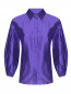 Блуза из шелка с объемными рукавами Max Mara  –  Общий вид