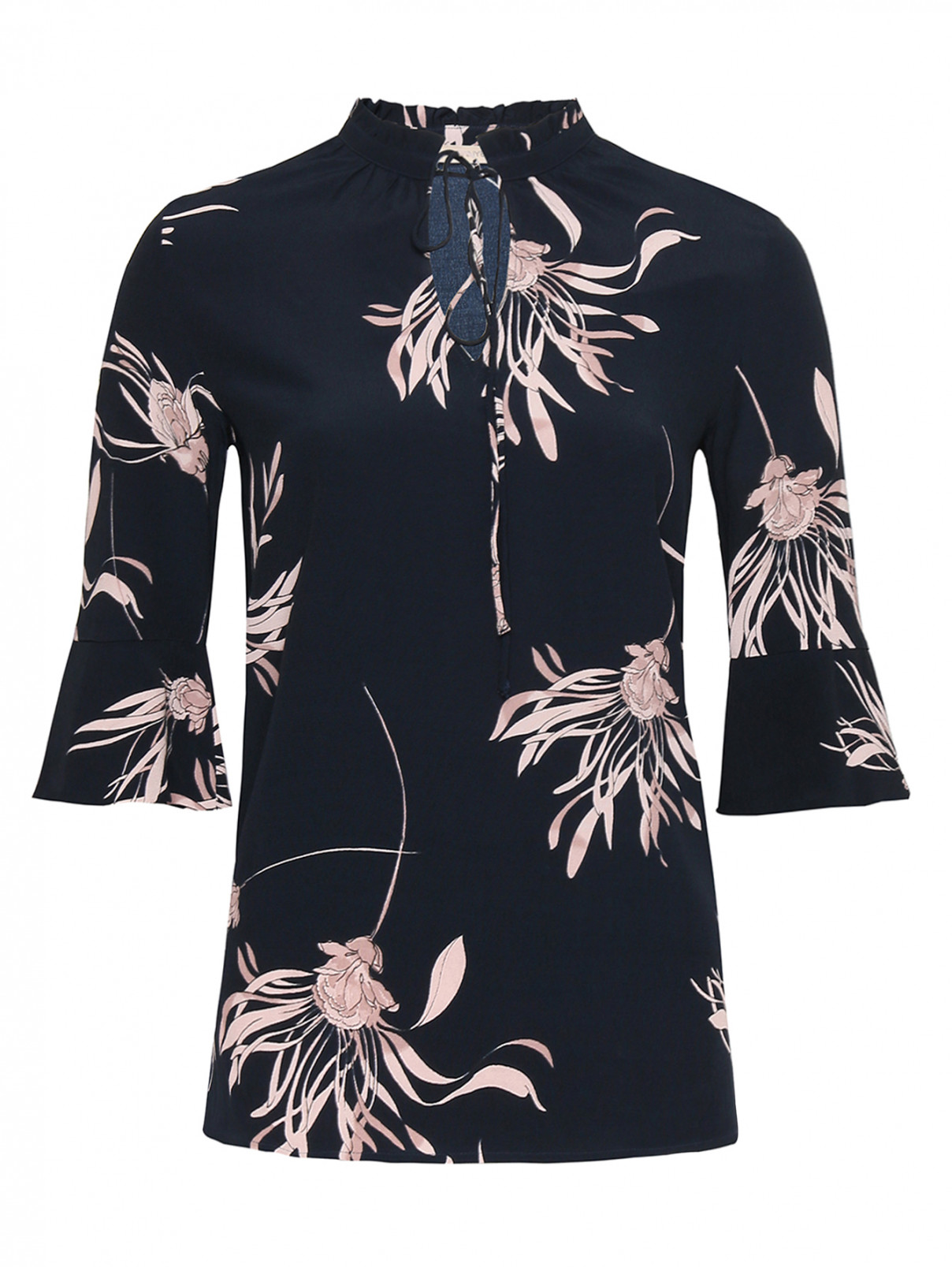 Блуза из вискозы с цветочным узором PennyBlack  –  Общий вид