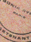 Джемпер прямого кроя с контрастной отделкой и логотипом Sonia Rykiel  –  Деталь