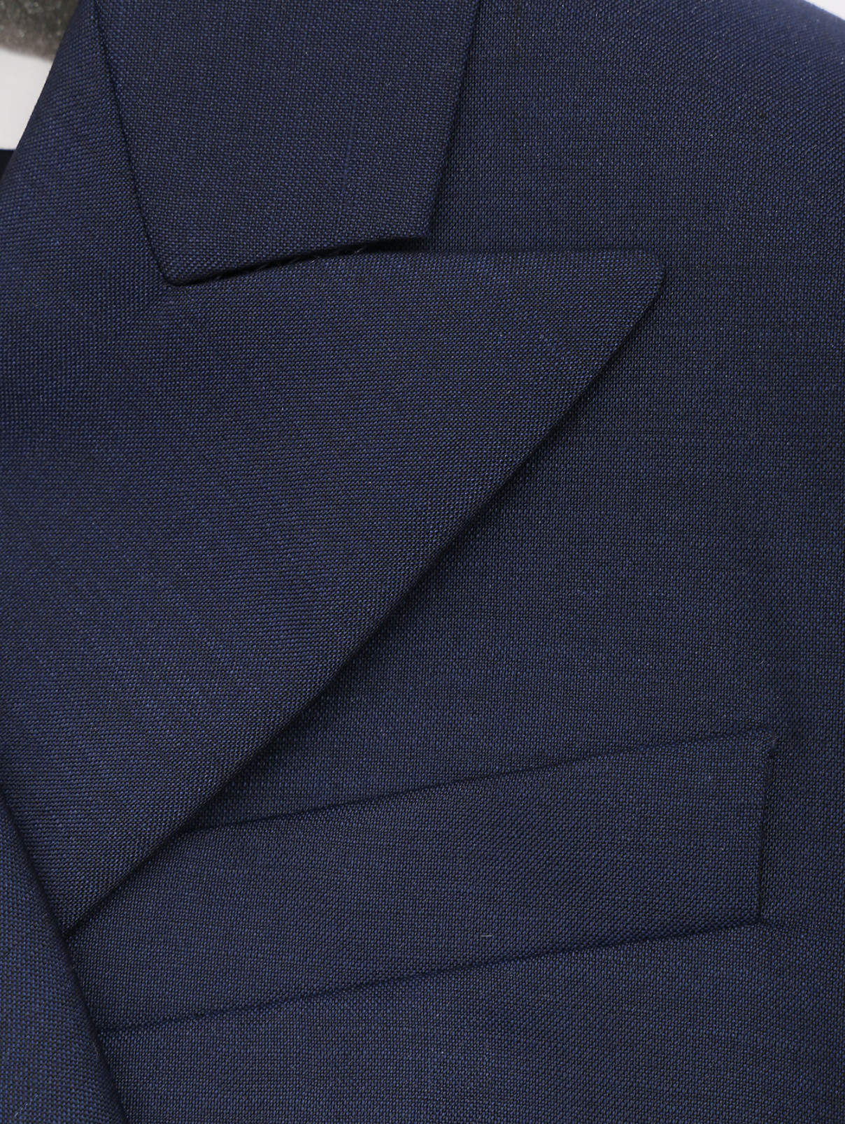 Жилет из смешанной шерсти Sportmax  –  Деталь1  – Цвет:  Синий