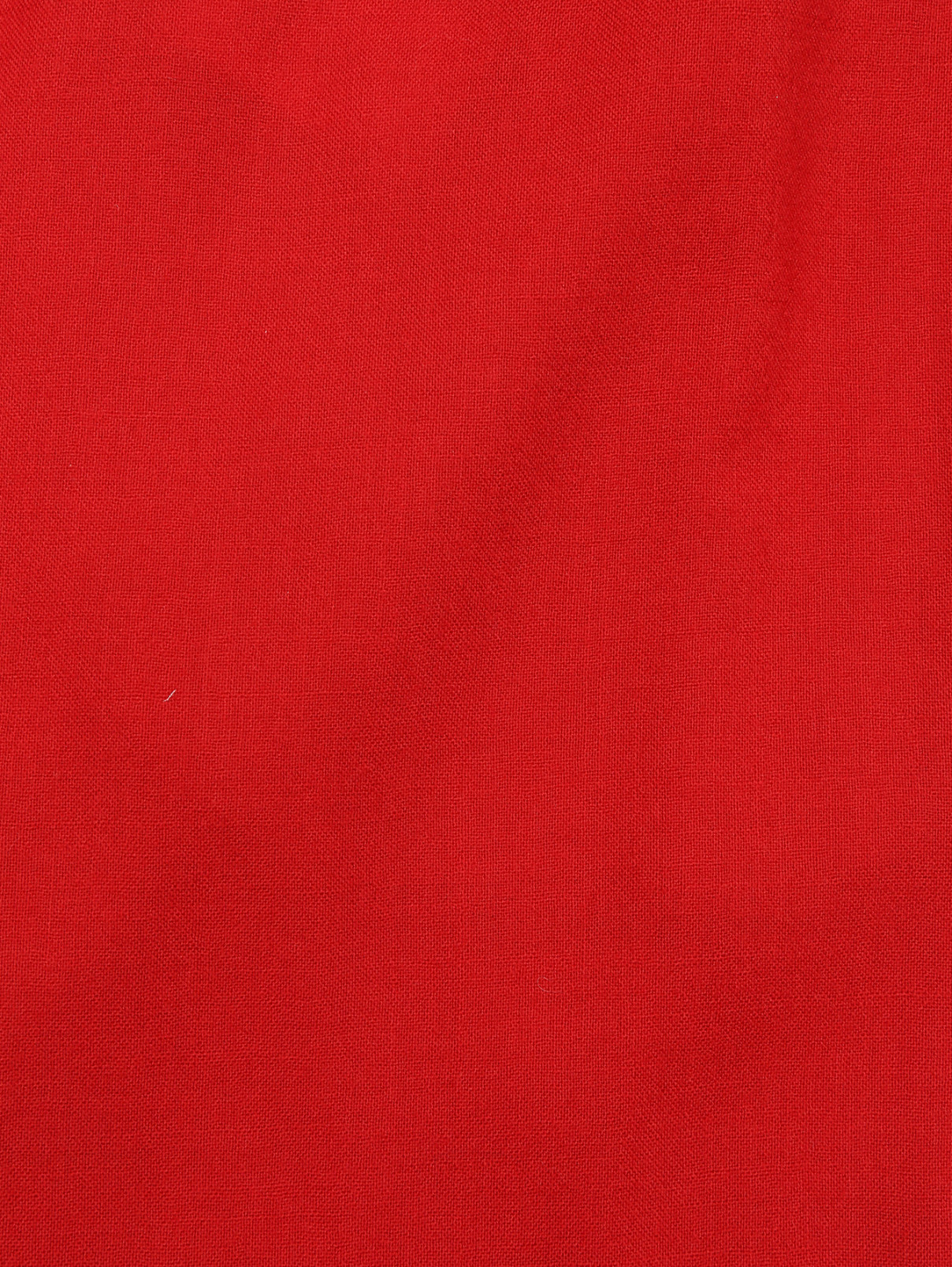 Широкие брюки из шерсти на резинке Aspesi  –  Деталь1  – Цвет:  Красный