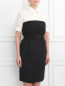 Платье из хлопка с поясом Jean Paul Gaultier  –  Модель Верх-Низ