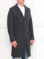 Однобортное пальто из шерсти Barena  –  Модель Верх-Низ