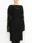 Легкое вязаное платье из вискозы и льна Jean Paul Gaultier  –  Модель Верх-Низ