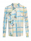 Блуза из шелка с узором Alberta Ferretti  –  Общий вид