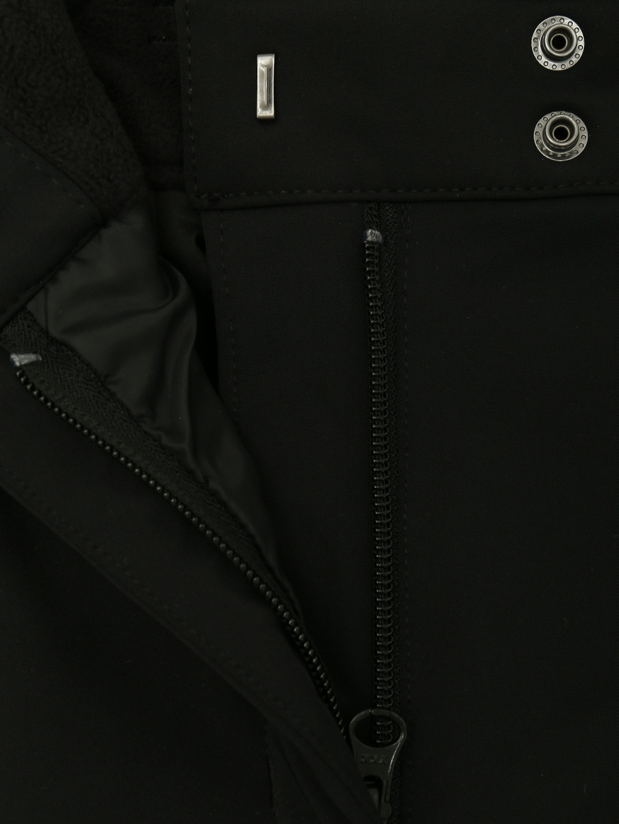 Утепленные однотонные брюки Poivre Blanc  –  Деталь  – Цвет:  Черный