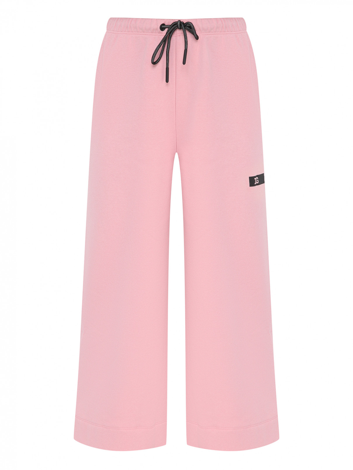 Широкие спортивные брюки Il Gufo  –  Общий вид  – Цвет:  Розовый