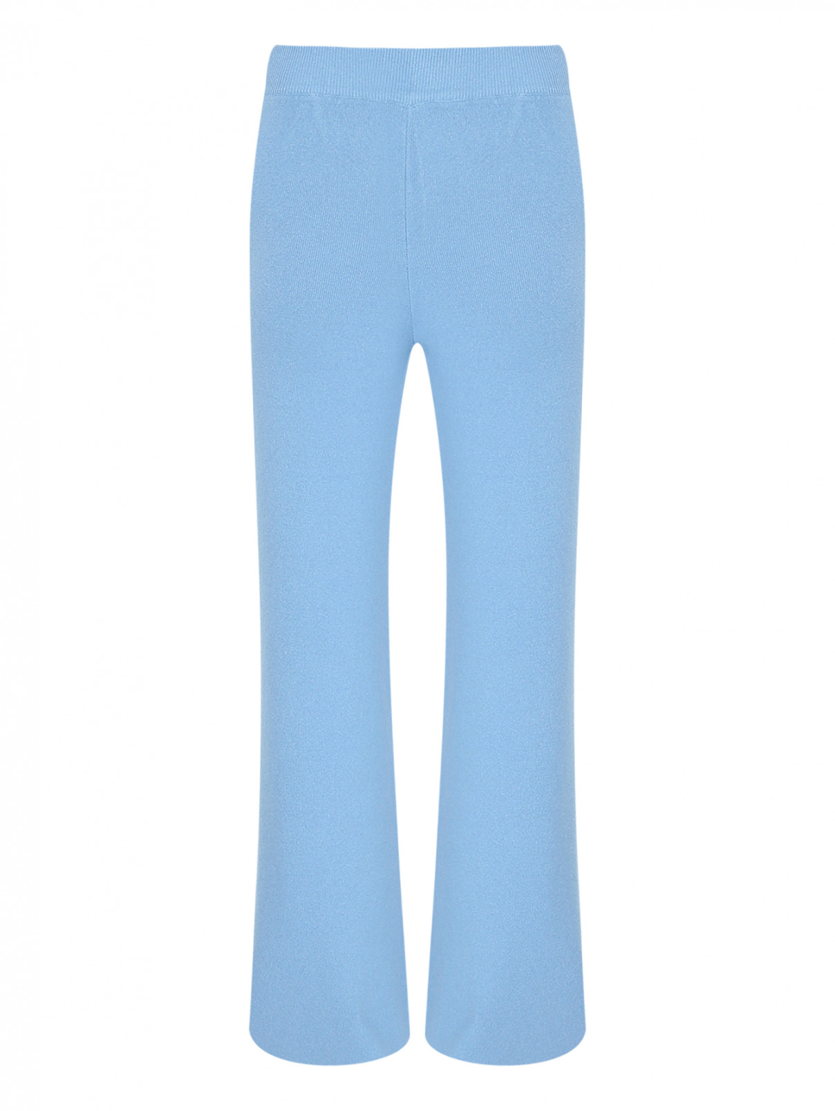 Трикотажные брюки широкого кроя Shade  –  Общий вид  – Цвет:  Синий