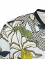 Платье из шелка с цветочным узором с боковыми карманами Sportmax Code  –  Деталь