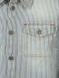 Рубашка из денима с узором "полоска" Gucci  –  Деталь1