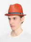 Плетеная шляпа из соломы Paul Smith  –  МодельОбщийВид