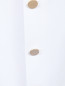 Юбка-макси из плотного хлопка и льна с контрастной фурнитурой Max Mara  –  Деталь