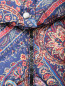 Удлиненный пуховик с узором Etro  –  Деталь