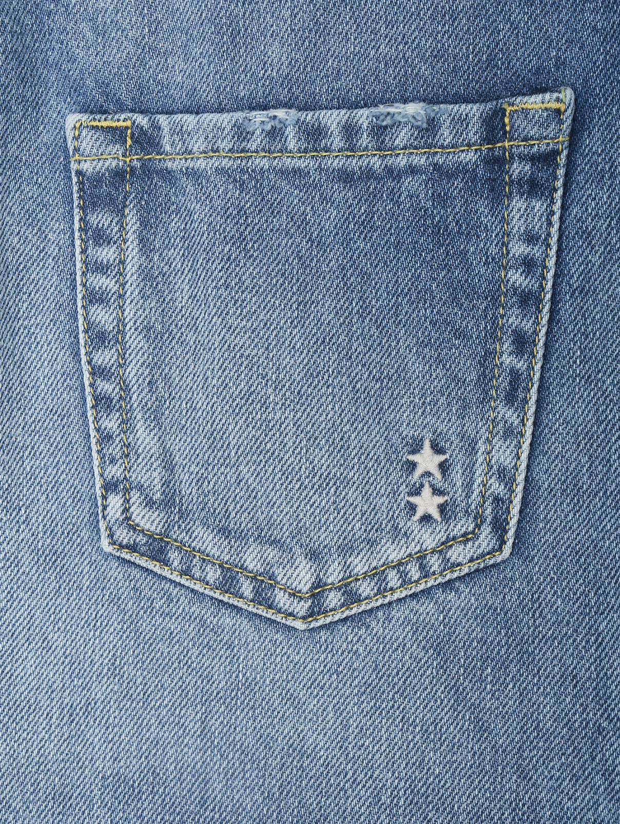 Мини-юбка из денима Icon Denim La  –  Деталь  – Цвет:  Синий