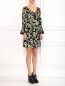 Платье-мини с цветочным узором Moschino Cheap&Chic  –  Модель Общий вид
