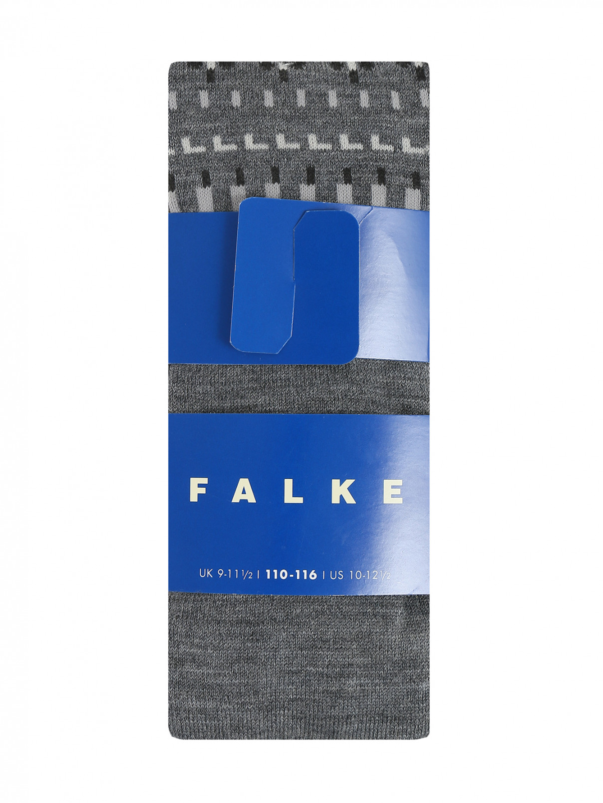 Колготки из смешанной шерсти с орнаментом Falke  –  Общий вид  – Цвет:  Серый