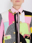 Жакет из смесового хлопка с контрастной отделкой Moschino Couture  –  Модель Общий вид1